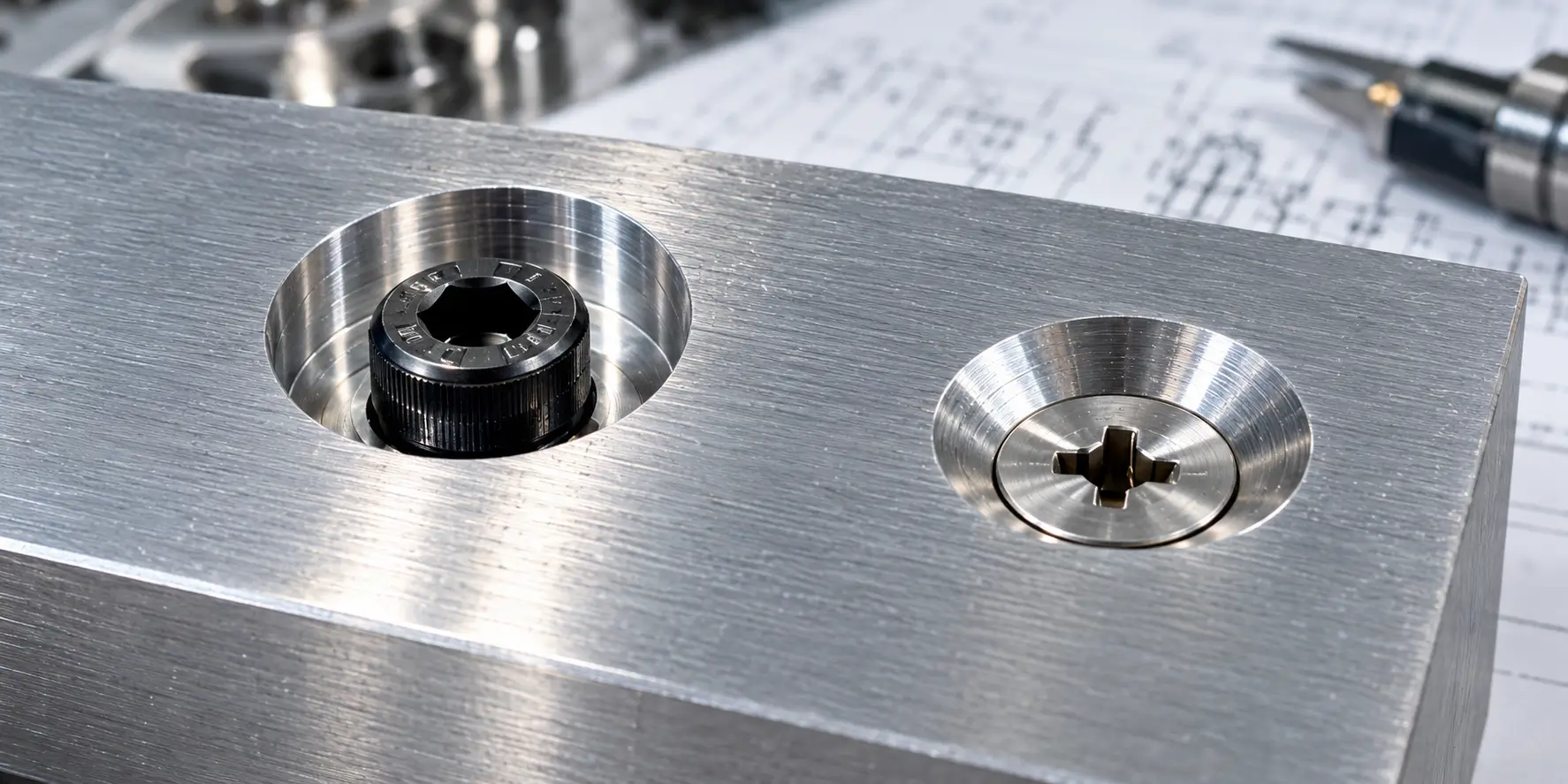 Counterbore vs Countersink